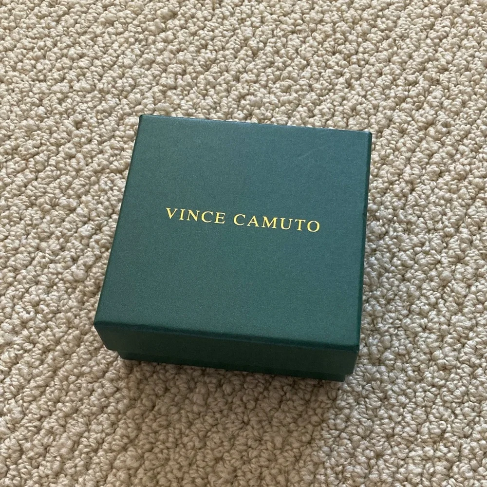 NEW Vince Camuto Chain Link Bracelet Pave 14kt Gold Plated Size 7.5” NIB